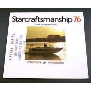  1976 76 STARCRAFT Boat BROCHURE Montego American Super 