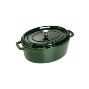 Staub French Oven   Oval   5.4 L   Basil 