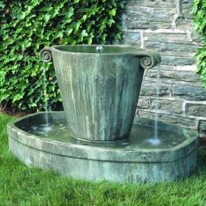   International Anfora Cast Stone Fountain Patio, Lawn & Garden