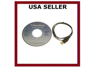 USB DATA CABLE + USER TOOLS CD BLACKBERRY Storm2  