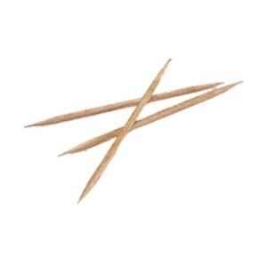 Toothpicks Plain Round wood unwrapped Qty 2000 NEW 755576011737 