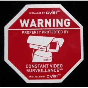  12 Security Camera Alarm System Surveillance Warning 