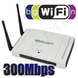 Antenna 300Mbps Wifi N Wireless LAN Router Gateway  