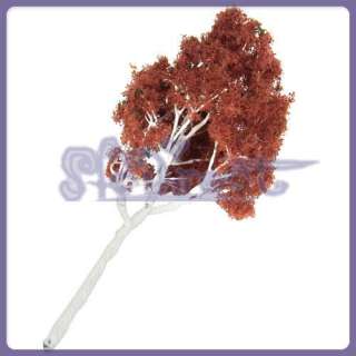 1x Red Model Japanese Maple Tree Park Making 150 Scale  