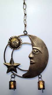 CELESTIAL WINDCHIME 13.5 Moon Star wicca pagan  