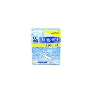  QUALITY CHOICE TAMPONS REG PLASTIC UNSC Pack of 20 by CDMA 