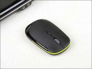 Mini USB Wireless Optical Mouse 2.4GHz Ultra thin Slim Blue ray Mice 