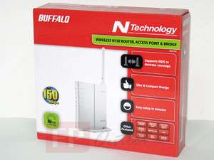 Buffalo WCR GN Compact Small 802.11n Wireless N Router  