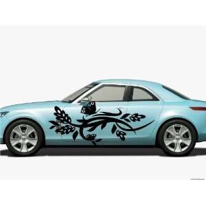  Car Vinyl Side Graphics Tribal Tattoo Pattern Flame Nature 