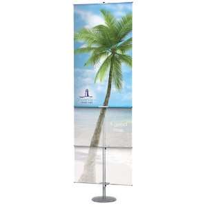   Stand   Satin Silver 42 118 Telescopic Height   Square Base Home