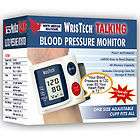 wristech auto inflation talking blood pressure monitor includes bonus 