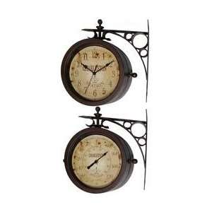  Two Sided Rustic Charleston Clock/Thermometer Electronics