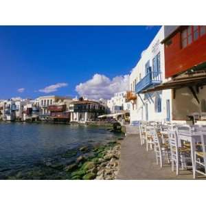  Waterfront of the Little Venice Quarter, Mykonos, Cyclades 