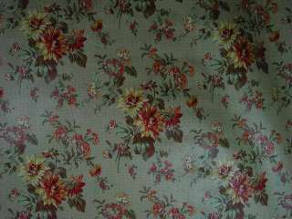 5th Avenue Green Floral Chintz Uph Fabric  