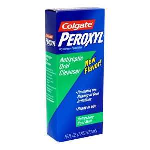  Peroxyl Antiseptic Oral Cleanser, Cool Mint, 16 Ounce 