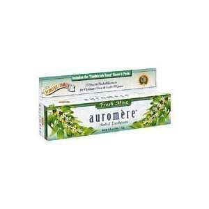 Auromere Fresh Mint Ayurvedic Formula Toothpaste 4.16 oz. (Pack of 5)