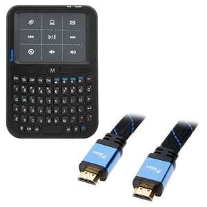  Sized Mini Wireless Media Keyboard with Multi Touch Gesture Touchpad 