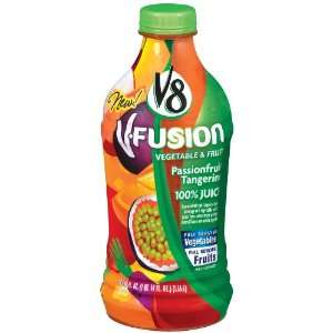 V8 V Fusion 100 Vegetable & Fruit Juice Passionfruit Tangerine   8 