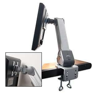  Gas Spring LCD Monitor Arm Desk Mount(Silver/Gray 