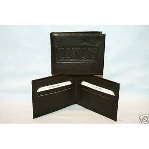    ILLINOIS ILLINI Leather BiFold Wallet NEW sl blk 