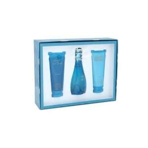  COOL WATER Perfume. 3 PC. GIFT SET ( EAU DE TOILETTE SPRAY 