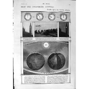  1900 BIG BEN CLOCK ASTRONOMY EARTH CARNEGIE DE WET WAR 
