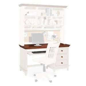    935WC Sterling Pointe Computer Desk in White/Cherry