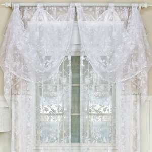  Berkshire Flutter Valance   Ivory, White