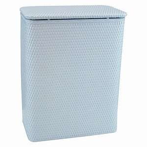  Chelsea Collection Wicker Apartment Hamper   Sky Blue 